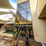 commercial window cleaning in Old Town Scottsdale.