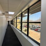 interior window washing service for a business in Mesa, AZ.
