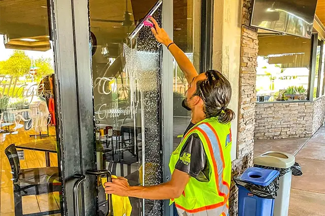 commercial window cleaning service in Scottsdale.